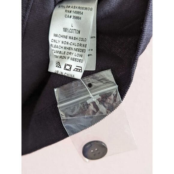 Sadie & Sage L blue corduroy mini skirt - Picture 5 of 5